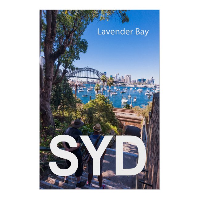 Sydney aus Lavender Bay Poster (Vorderseite)