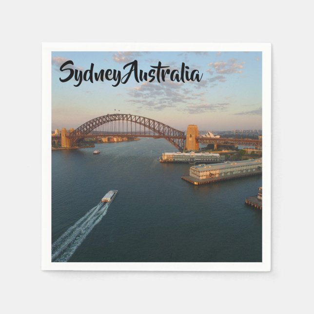 Sydney Australia 50 Paper Napkins Serviette (Vorderseite)