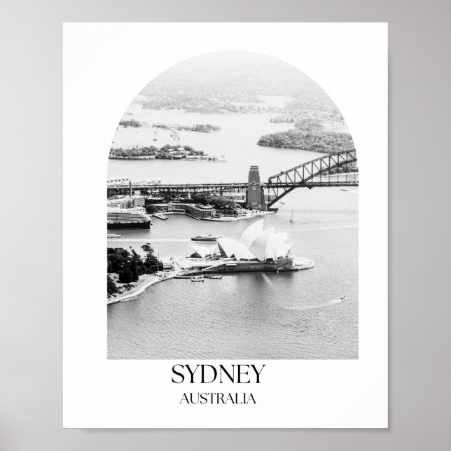 Sydney Australia Arch Foto Print Poster (Vorne)