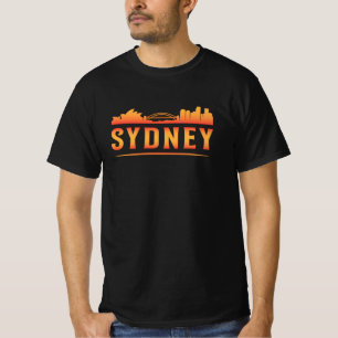 Sydney Australia City Skyline Cityscape Funny Gift T-Shirt
