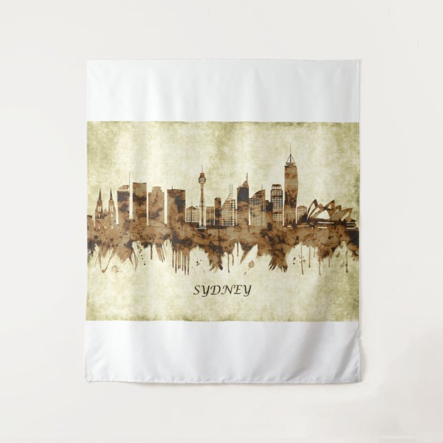 Sydney Australia Cityscape Wandteppich (Vorderseite)