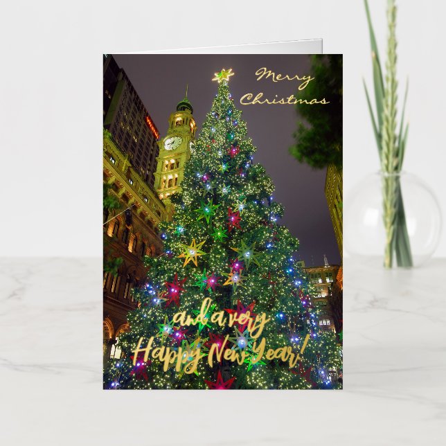 Sydney Australia Frohe Weihnachtsfeiertage (Vorderseite)