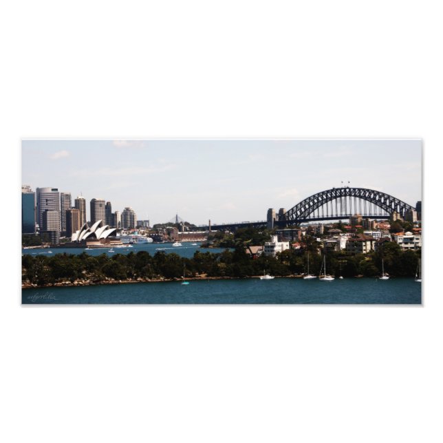 Sydney Australia" Opera House & Harbour Bridge Fotodruck (Vorne)