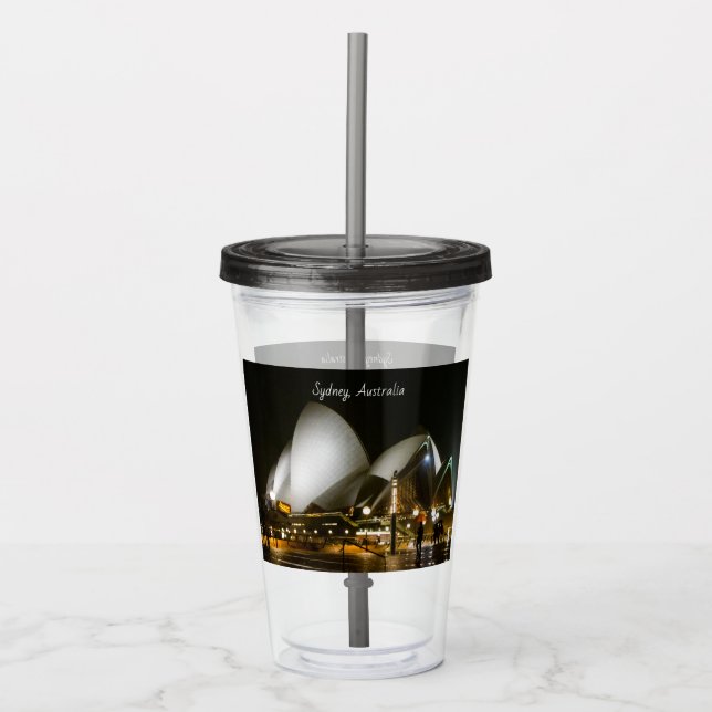 Sydney Australia Opernhaus tumbler Acryltrinkbecher (Vorderseite)
