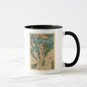 Sydney, AustraliaPanoramic Karte Tasse