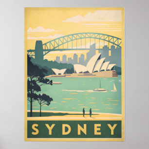 Sydney, Australien - Atemberaubende Sehenswürdigke Poster