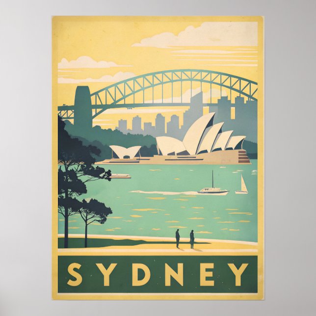 Sydney, Australien - Atemberaubende Sehenswürdigke Poster (Vorne)