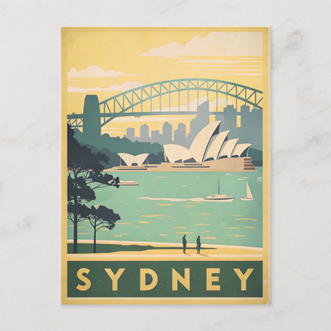 Sydney, Australien - Atemberaubende Sehenswürdigke Postkarte (Vorderseite)