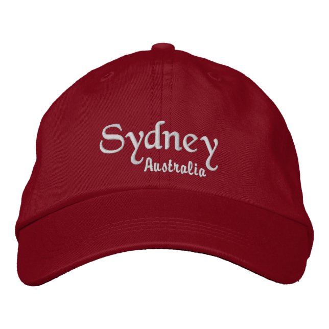 Sydney Australien Bestickte Baseballkappe (Vorderseite)
