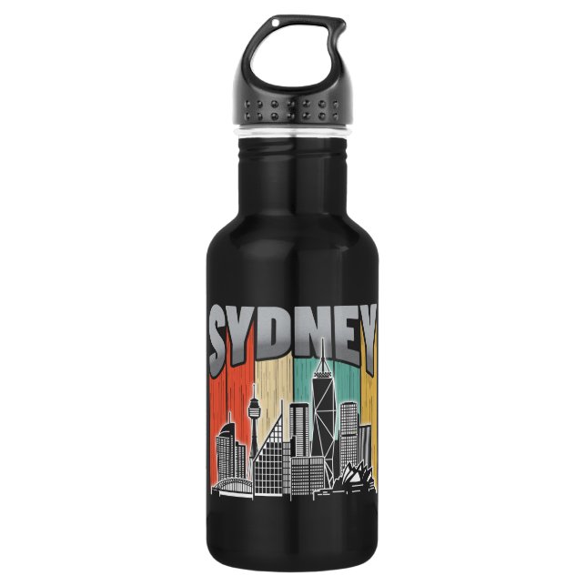Sydney Australien Edelstahlflasche (Vorderseite)