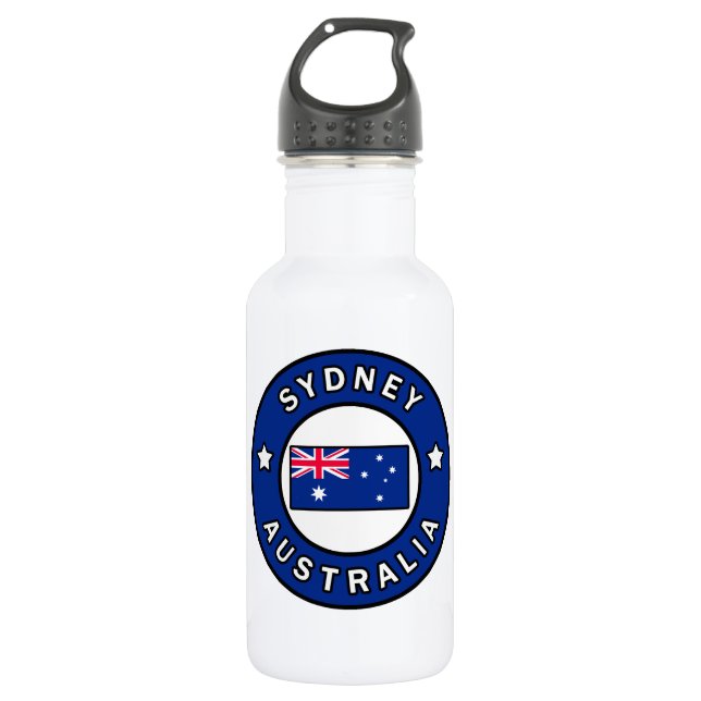 Sydney Australien Edelstahlflasche (Vorderseite)