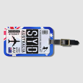 Sydney Australien Gepäckanhänger