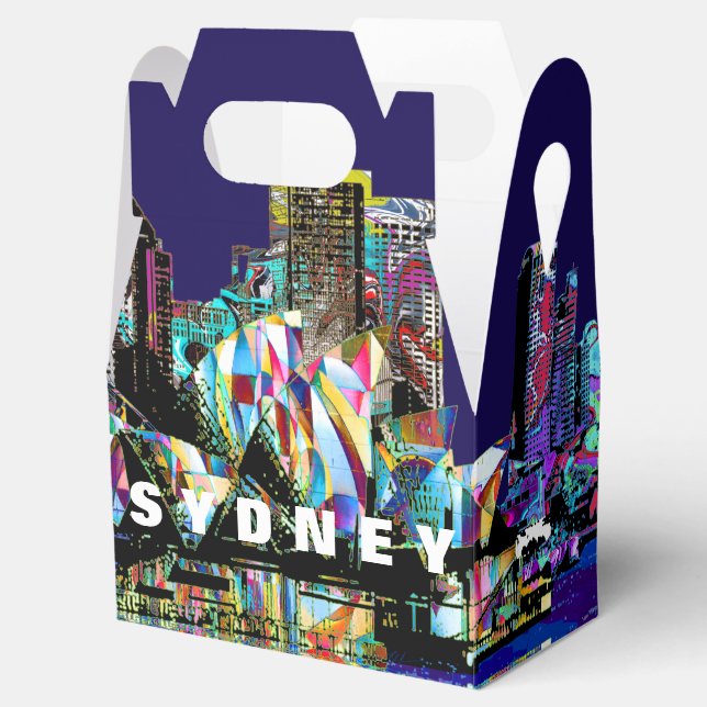 Sydney, Australien, Graffiti Geschenkschachtel (Geöffnet)