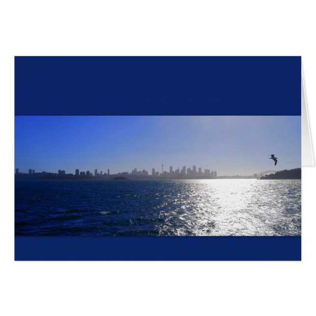 Sydney, Australien, Hafen-Karte (Vorderseite (Horizontal))