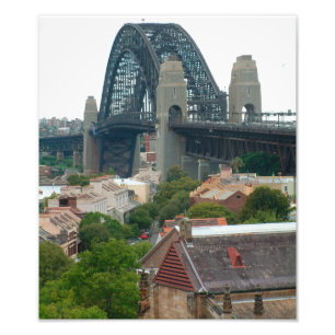 Sydney, Australien. Hafenbrücke. Fotodruck