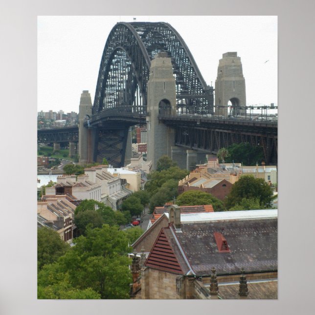 Sydney, Australien. Hafenbrücke. Poster (Vorne)