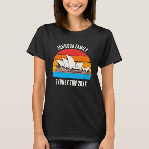 Sydney Australien Opernhaus Individuelle Reise Dam T-Shirt
