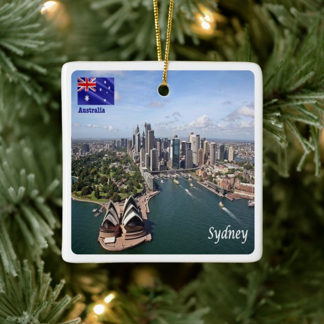 SYDNEY, Australien, Ozeanien, Keramikornament (Baum)
