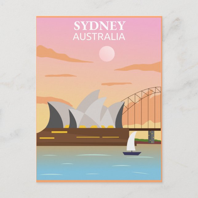 Sydney, Australien Postkarte (Vorderseite)