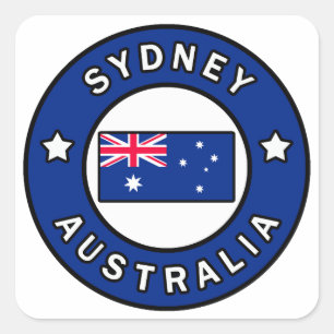 Sydney Australien Quadratischer Aufkleber
