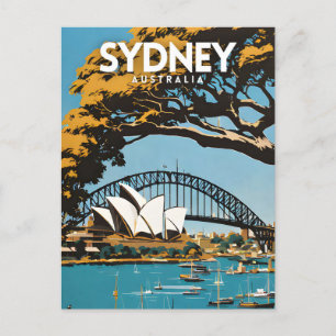 Sydney Australien Reise Postkarte