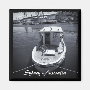 Sydney - Australien, Schiff, Brücke (Kühlschrankma Magnet
