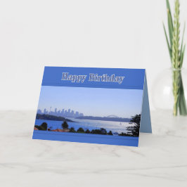 Sydney, Australien, Skyline Happy Birthday Karte
