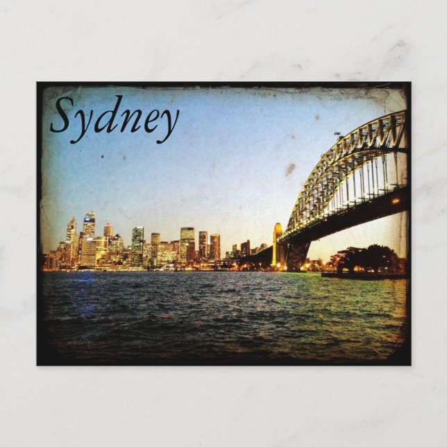 Sydney Bridge Classic Postkarte (Vorderseite)