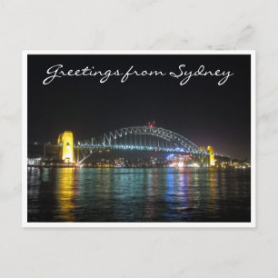 Sydney-Brücke Grüße Postkarte