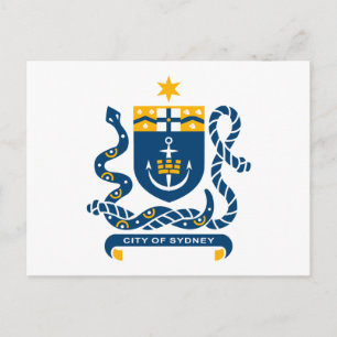 Sydney Coat of Arms Postcard Postkarte