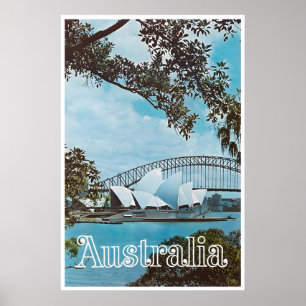 Sydney Druck Australien Reiseplakat Australisch Poster