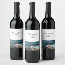 Sydney Gastgeschenk Hochzeit Personalisiert Wine L Weinetikett