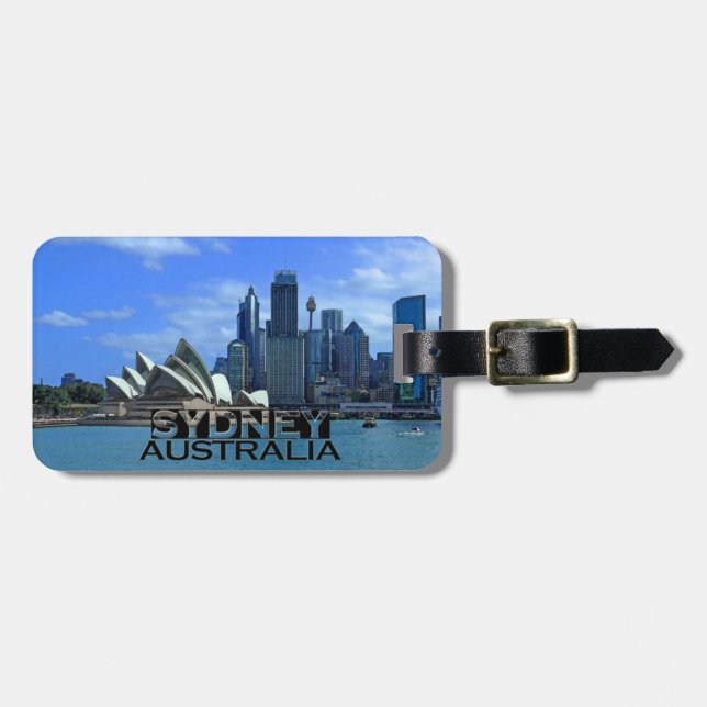Sydney Gepäckanhänger (Vorderseite horizontal)