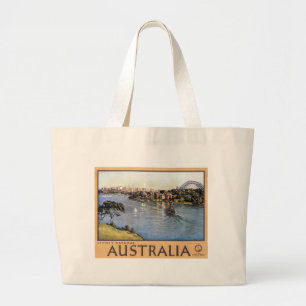 Sydney-Hafen, Australien Jumbo Stoffbeutel
