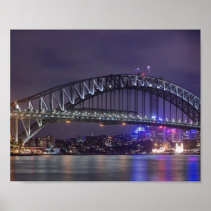 Sydney-Hafen-Brücke Austrailia Poster