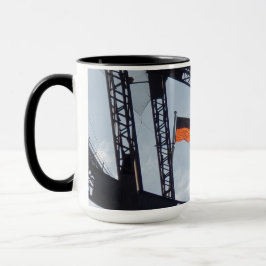 Sydney Hafen Brücke Ureinwohner Flagge Tasse. Tasse