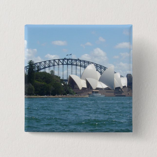 Sydney-Hafen Button (Vorderseite)
