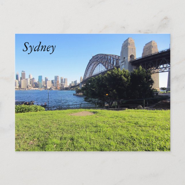 Sydney-Hafengras Postkarte (Vorderseite)