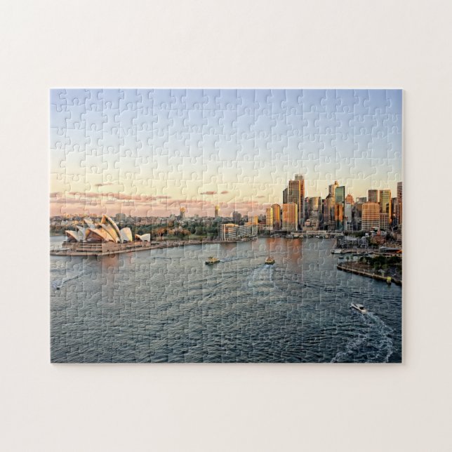 Sydney Harbor - Australien - 11x14 - 252 Stk. Puzzle (Horizontal)