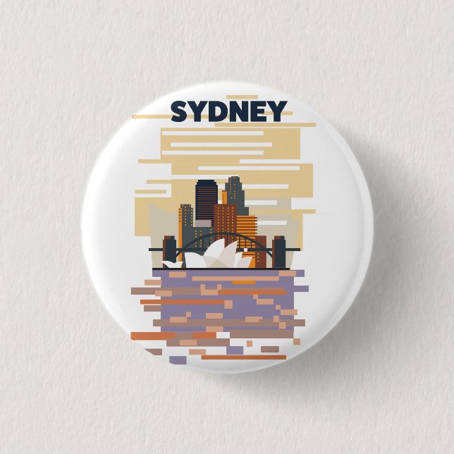 Sydney Harbor Button (Vorderseite)