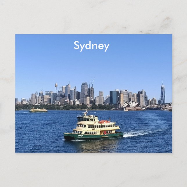 Sydney Harbor Postkarte (Vorderseite)