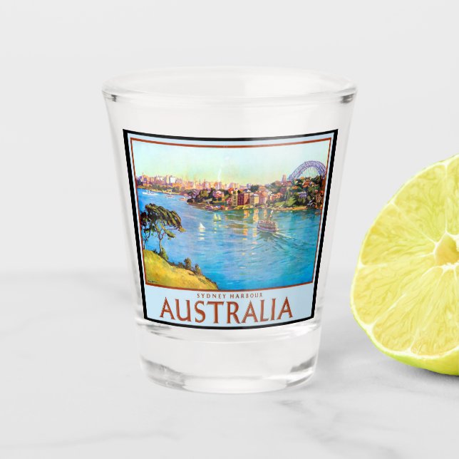 Sydney Harbor Shot Glass Schnapsglas (Vorderseite)