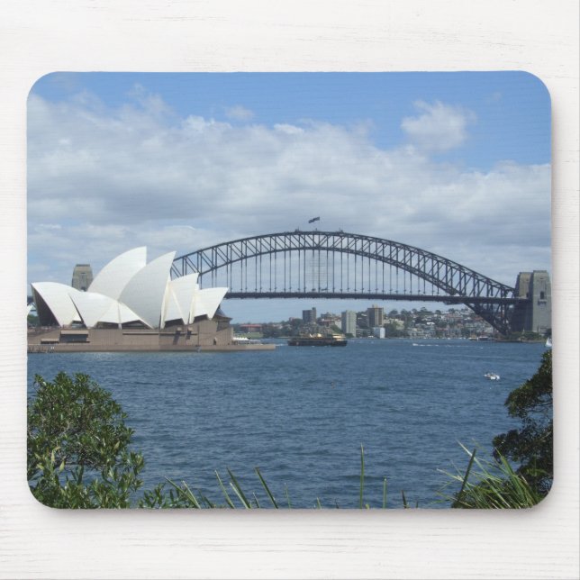 Sydney Harbor Skyline Mousepad (Vorne)