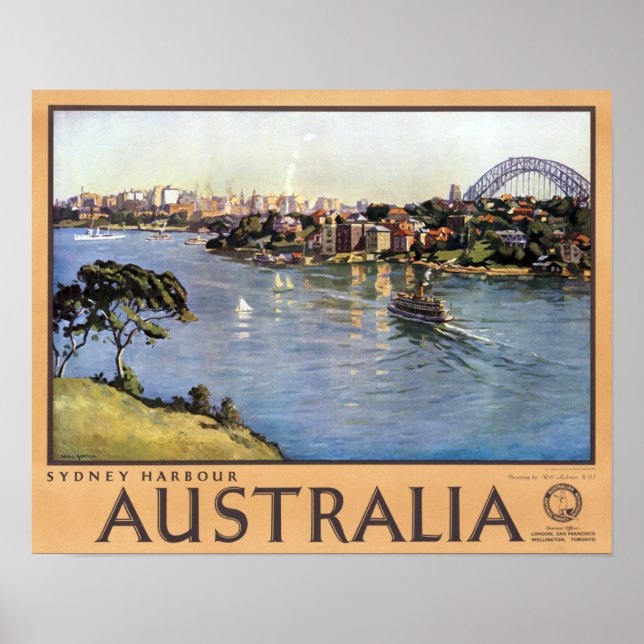 Sydney Harbour, Australien Poster (Vorne)