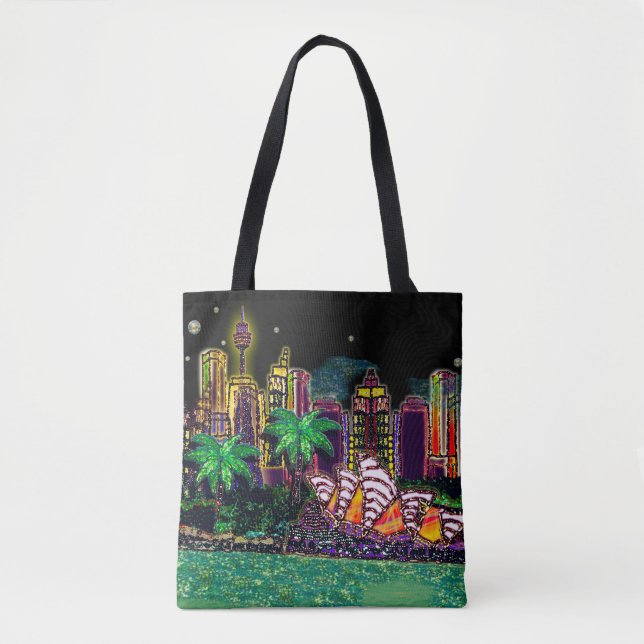 Sydney Harbour Black Sky by Sequin Dreams Studio (Vorderseite)