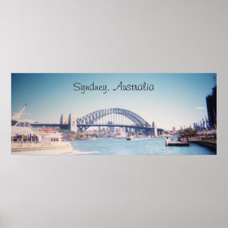 Sydney Harbour Bridge, Australien Poster