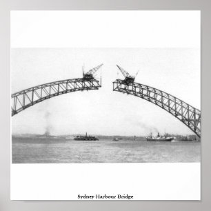 Sydney Harbour Bridge, Australien Poster