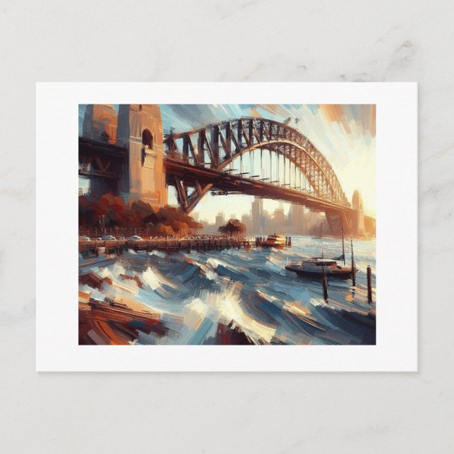 Sydney Harbour Bridge Australien Postkarte (Vorderseite)