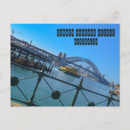 Sydney Harbour Bridge in Sydney Australien Postkarte