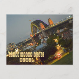 Sydney Harbour Bridge Postkarte